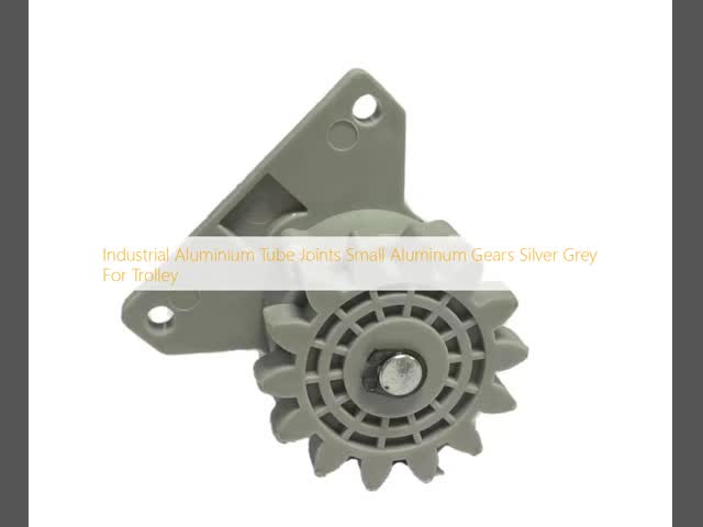Industrial Aluminium Tube Joints Small Aluminum Gears Silver Grey For Trolley