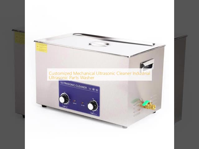 Customized 30L Capacity Mechanical Ultrasonic Cleaner with 1 Year Warranty and Adjustable Heated SUS304 Tank