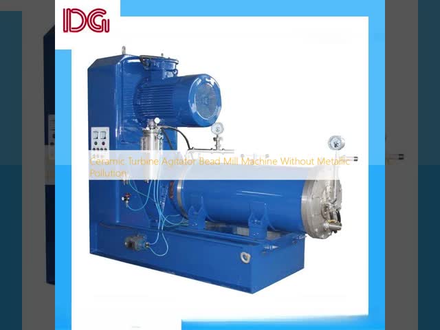 Precision Ceramic Turbine Agitator Bead Mill Machine with 20-5um Finish Fineness and No Metallic Pollution