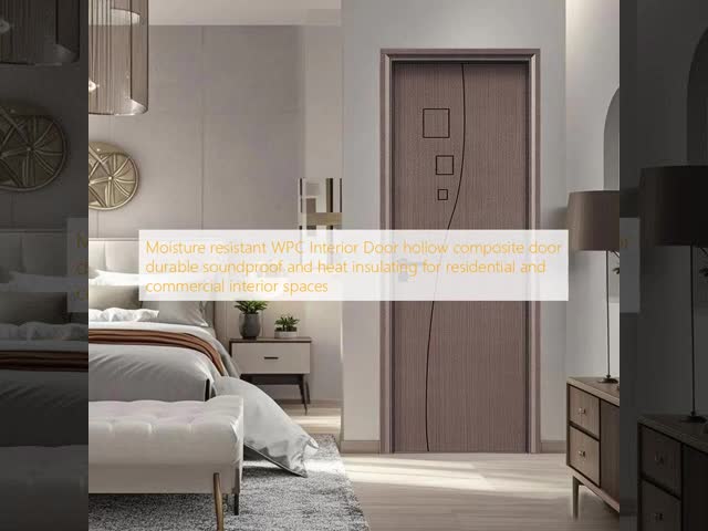 Modern WPC Interior Door and Composite Hollow Door with Easy Installation Standard Size 2100*800*45mm and 35/45mm Thickness
