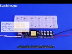 12W Led Street Light Lens For Led Lamp , Higher Lumen PMMA Lens