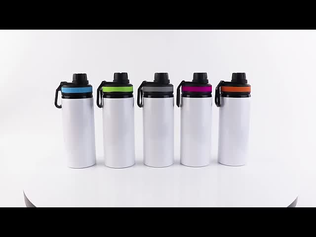 28oz 850ml Sublimation Straight Insulated Vacuum Flask Outdoor Portable Handheld Lid Sports Water Bottle Wide Mouth For Hiking And Cycling