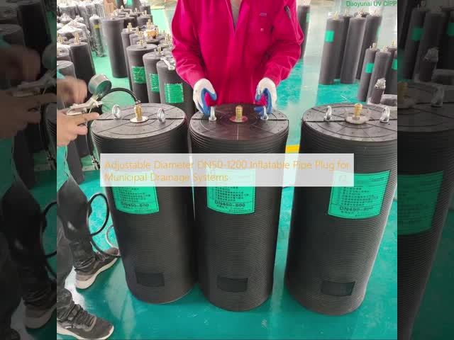 Adjustable Diameter DN50-1200 Inflatable Pipe Plug for Municipal Drainage Systems