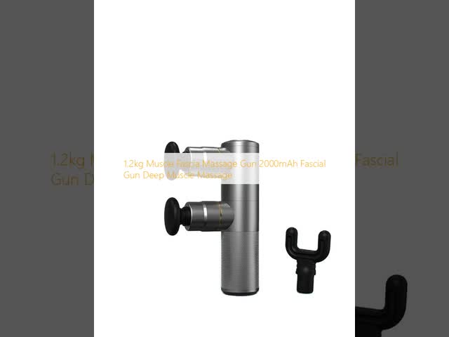 1.2kg Muscle Fascia Massage Gun 2000mAh Fascial Gun Deep Muscle Massage