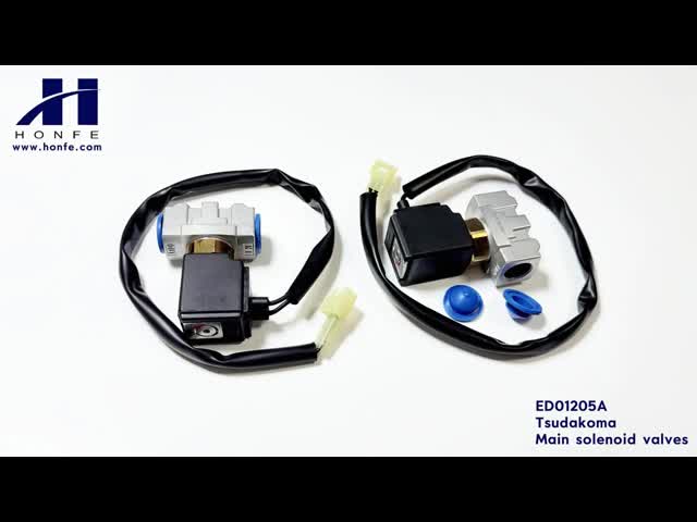 Main Solenoid Valves ED01205A Tsudakoma ZAX 9100 Air Jet Weaving Loom Parts High Quality