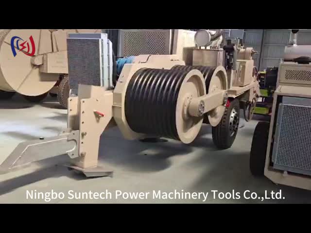 SA-YQ40 Overhead Transmission Line Stringing Equipment , hydraulic puller Machine