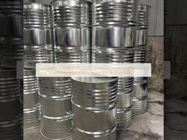 High Melting Point 200-220°C Hexamethoxymethyl Melamine Resin Toxicity Harmful If Swallowed Not Boiling Point