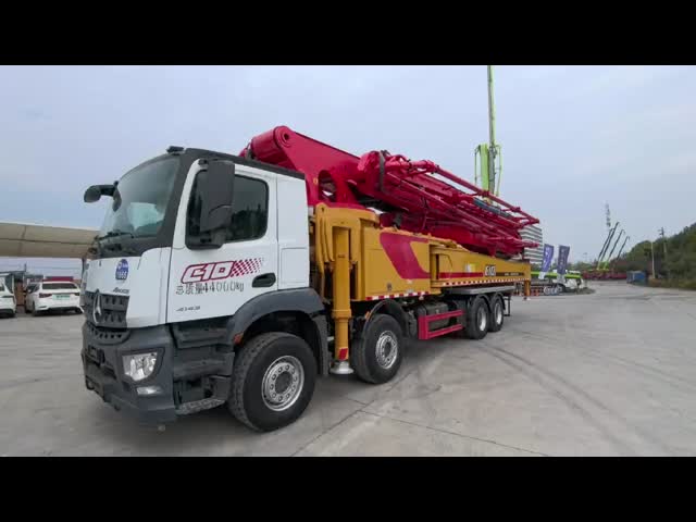 Used 2020 Sany 62m Concrete Pump Truck with Benz Chassis 