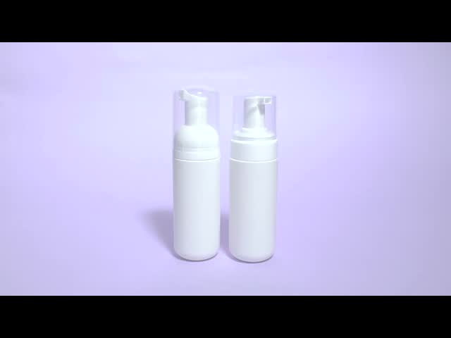 Clear Or Custom Plastic Foam Bottle Featuring Pump Cap and Silk Screen Printing Offering Durable Reusable Packaging for Liquid Products