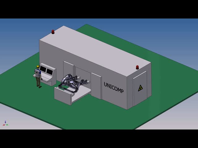 Compact NDT X Ray Cabinet System , Industrial Inspection Systems Solutions