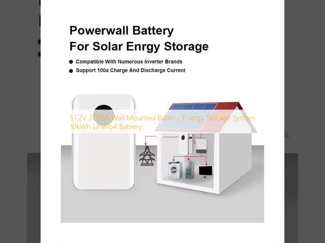51.2V 200Ah Wall Mounted Battery Energy Storage System 10kWh LiFePo4 Battery