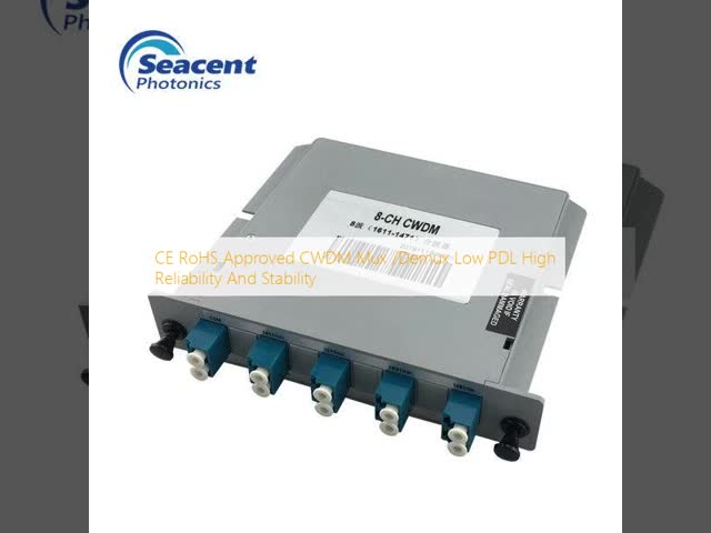 CE RoHS Approved CWDM Mux /Demux Low PDL High Reliability And Stability