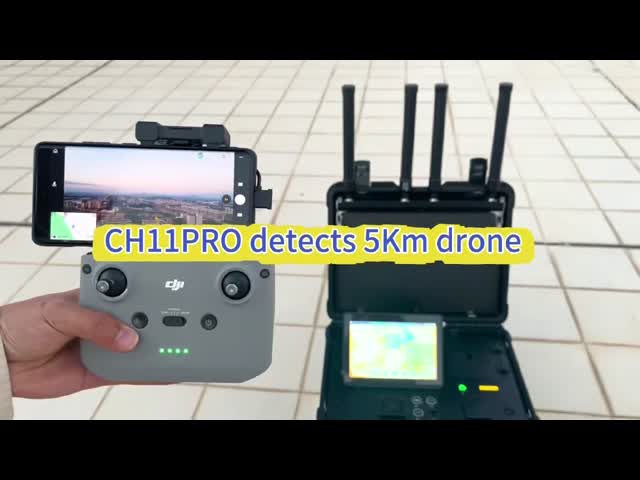 5KM Distance Portable Drone Detector IP65 With Real Time RID Monitoring