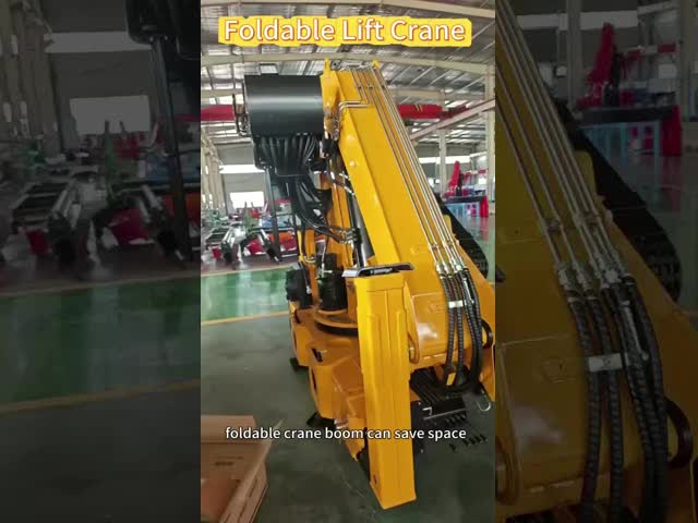 4 Ton Truck Mounted Crane Hydraulic Telescopic Boom Crane