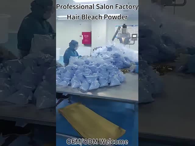 500ml Blue Hair Bleaching Powder Mix At 1:2 Ratio Dust Free OEM Available