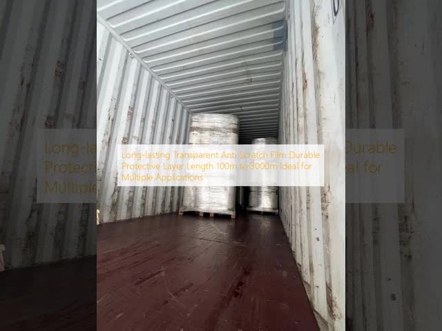 3H Surface Hardness Anti Scratch Film with 100mm - 17800mm Width and EVA Glue Adhesive for Superior Protection