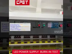 LED Driver Burn In Chamber with 1 Year Warranty 240CH Capacity and 0.05-10A/CH Load Range video