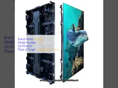 500*500mm Portable P2.9 P3.9 Full Color Indoor LED Display with 800nits Brightness and 160° View Angle