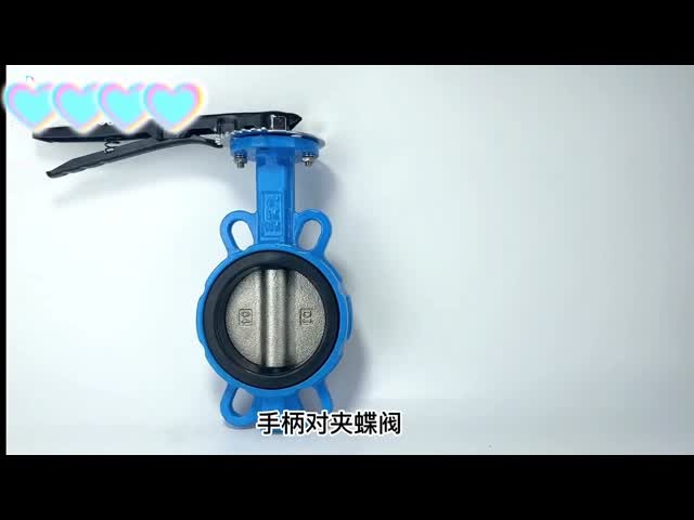 Manual Wafer Butterfly Valve Dn150 Ductile Iron Bf Valve Customized