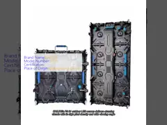 P3.91 Outdoor Rental LED Screen with 65536 Dots/sqm Pixel Density 160° View Angle and 128*256 Resolution