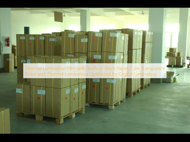 Thermal Lamination Film with Super Sticky Permanent Adhesive and Enhanced Scratch Resistance for Digital Laminating