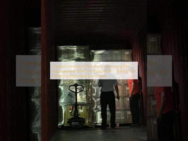 Transparent Book Laminating Film with Heat-Activated Adhesive and 1 Inch Paper Core for Thermal Lamination