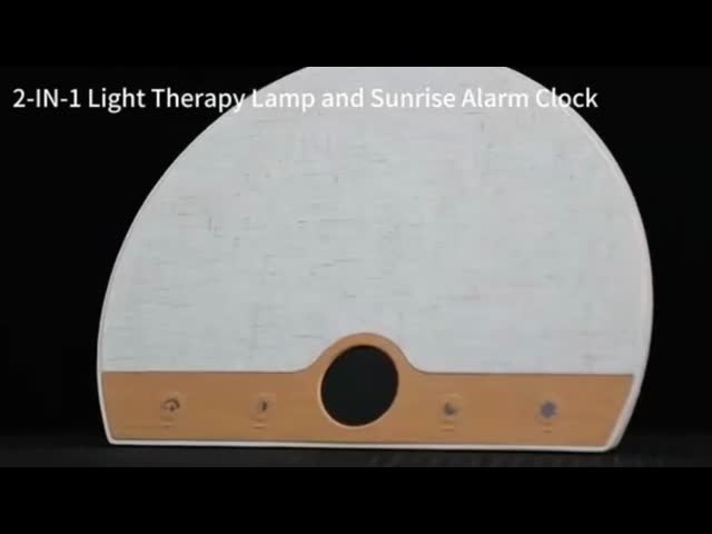 2700K 4000K 6000K Light Therapy Alarm Dimmable Wake Up Light Clocks