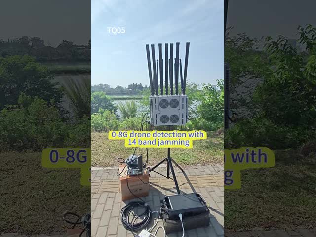 Advanced Anti Drone System 70-6000MHz 500-1200 Watt Drone Defense System