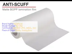 350mm 30mic anti-schaven Glanzende Thermische de Lamineringsfilm van BOPP voor Druk en Verpakking