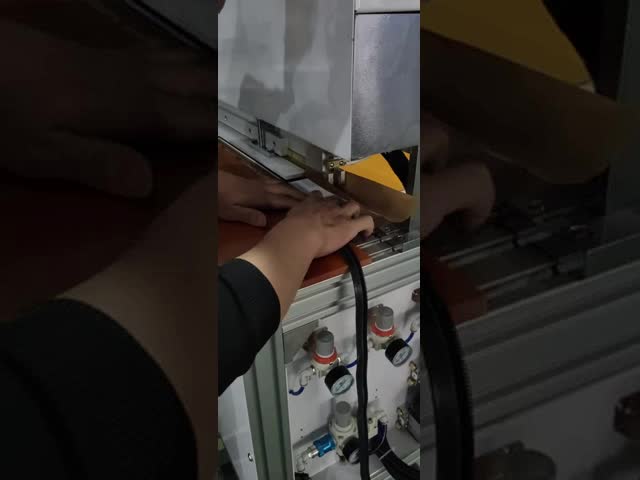 Double-Sided Fabric Welding Machine for Zipper Pocket Splicing Welding Automatic Welding Dual Working Position