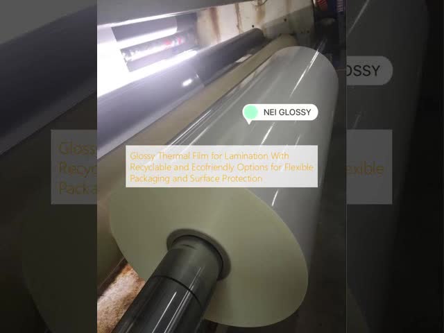 Glossy PET Thermal Lamination Film 12-250 Microns for Photography and Digital Printing Lamination