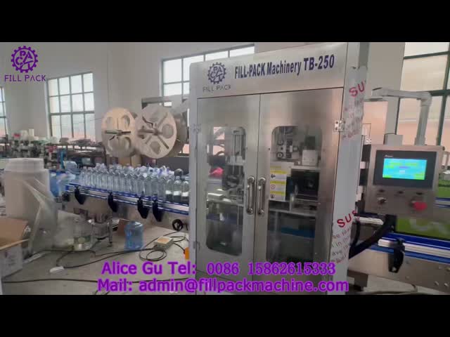 High Speed Bottle Labeling Machine Dua - Driving Type Belt Synchronous