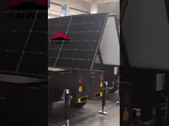 China Dc24v Solar Powered Trailer Mounted Security Camera For Warehouse Monitoring supplier