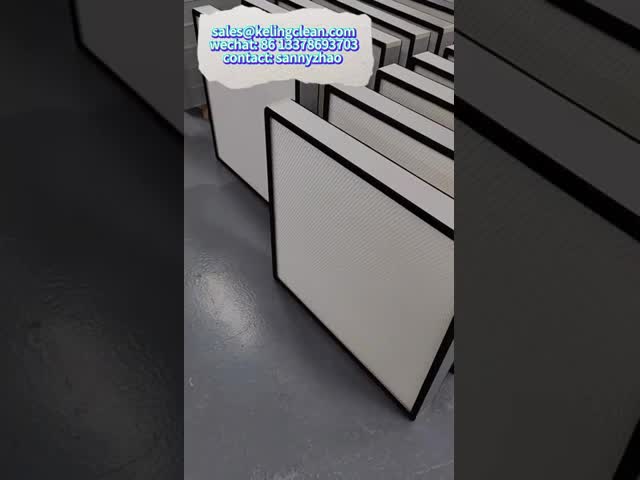 Mini Pleat HEPA Air Filter For Cleanroom Equipment HEPA Purifier Replacement