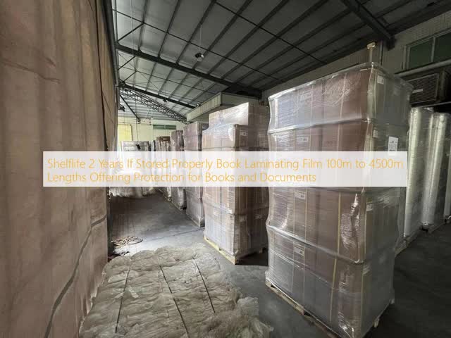 Transparent Book Laminating Film with Double or Single Corona Treatment Compatible with Most Laminating Machines and Multiple Extrusion Processing