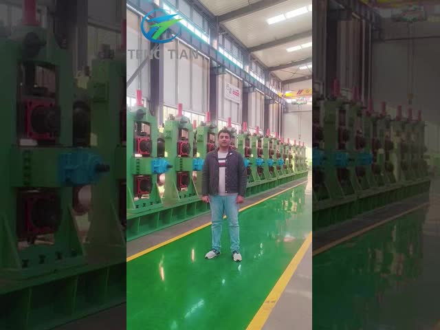 ERW Welded Pipe Mill 2.0mm-5.0mm Thick with PLC Control