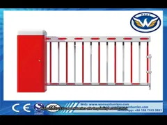 8m Fence Arm Heavy Duty Car Park Barriers Motor Voltage 350W Operation Times More Than 5 Million Times Long Lasting Access Control Systems
