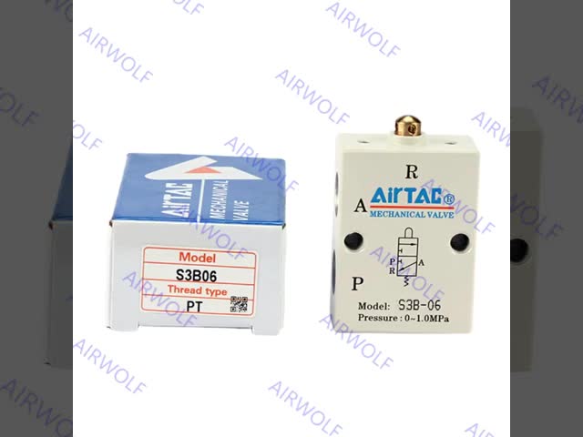 S3B-M5, S3B-06, S3B-08 AIRTAC S3 Series 3/2 way Control Valve M5 1/8
