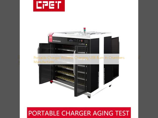 Portable Burn-In Chamber with Real-Time Monitoring Over-Temperature Protection and Multi-Channel Aging Test Equipment