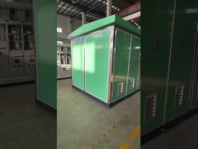 European Style Prefabricated Box Type Substation IP33 Protection For Power Distribution