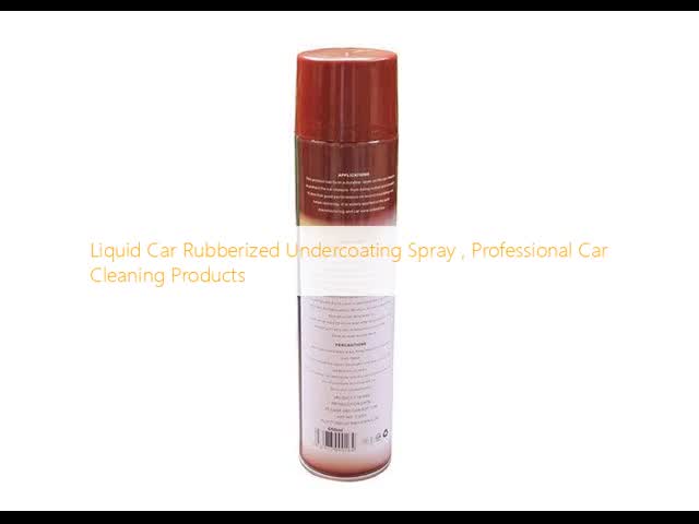 Liquid Car Rubberized Undercoating Spray , Professional Car Cleaning Products