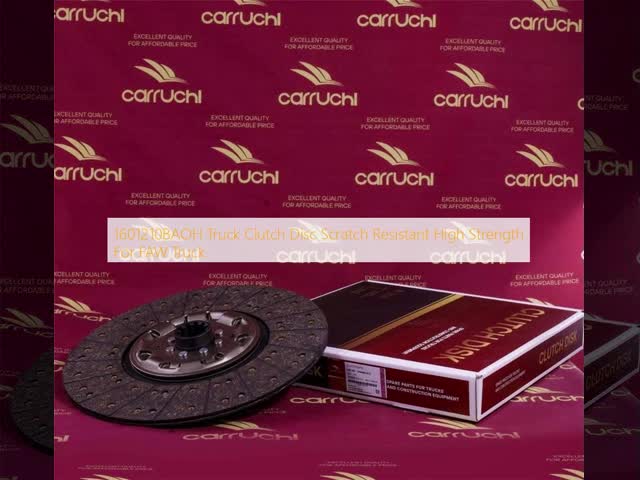 1601210BAOH Truck Clutch Disc Scratch Resistant High Strength For FAW Truck