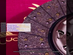 1601210BAOH Truck Clutch Disc Scratch Resistant High Strength For FAW Truck