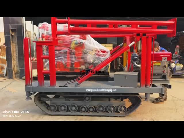 150m Borehole Drilling Equipment Spt Diamond Core Hydraulic