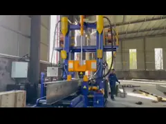 China System Pressure 16Mpa H Beam Welding Line , 90 Degree Automatic Beam Welding Line supplier