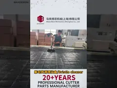 Bristle clean machine use on the auto-cutter, increasing bristle lifespan by 40%