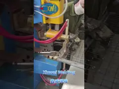 Projectie enkel hoofd pneumatische rij spot lasmachine voor draadnet