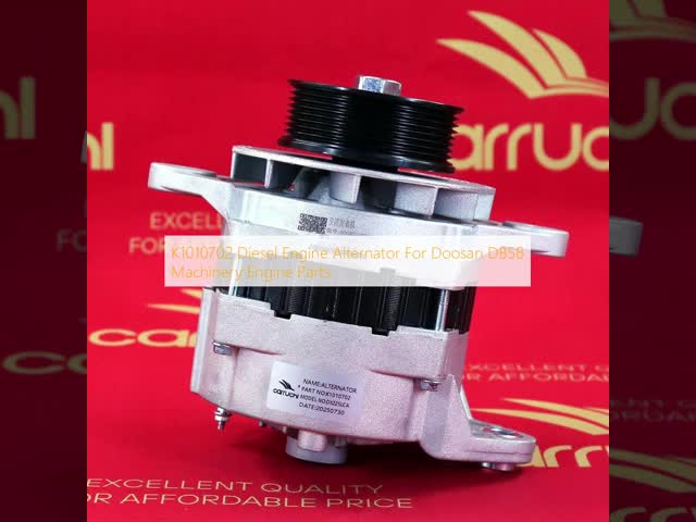 K1010702 Diesel Engine Alternator For Doosan DB58 Machinery Engine Parts
