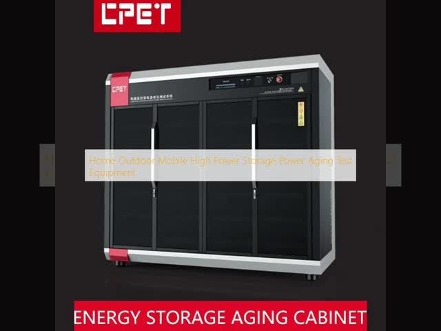Mobile Aging Test Equipment with AC Discharge Monitoring AC to DC System and Fast Charge Deception Function