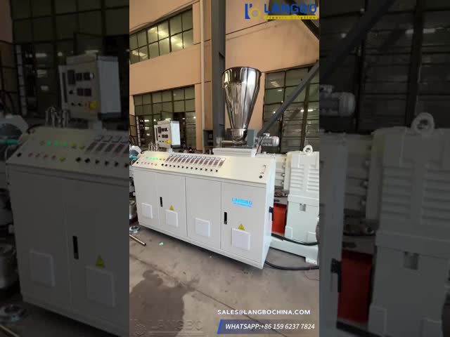 Electrical PVC Conduit Pipe Making Machine , High Speed Pipe Manufacturing Machine